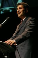 Asad Ahmed at The Learning Trust Traiblazers award, Hackney Empire